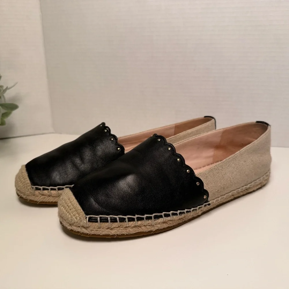 kate spade black leather